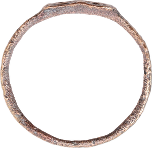 ROMAN CHRISTIAN RING, 300-450 AD, SIZE 9 - Picardi Jewelry