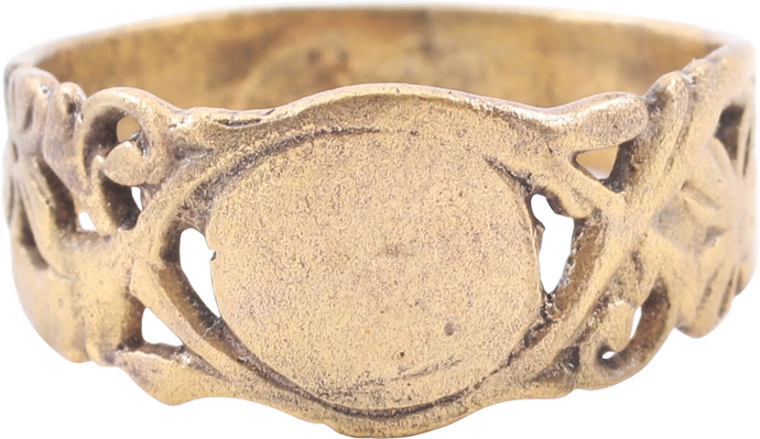 EUROPEAN SWEETHEART RING, 19TH CENTURY, SIZE 9 - Picardi Jewelry