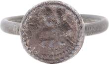 EUROPEAN ANTI REFORMATION (CATHOLIC) RING, 16TH CENTURY, SIZE 9 ¾-10 - Picardi Jewelry
