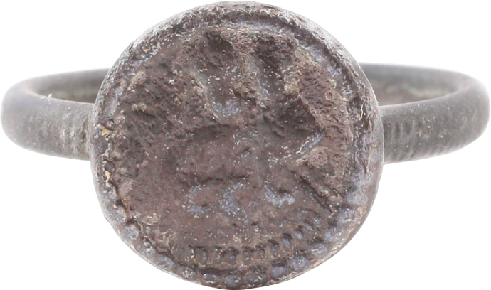 EUROPEAN ANTI REFORMATION (CATHOLIC) RING, 16TH CENTURY, SIZE 9 ¾-10 - Picardi Jewelry