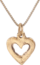 ANCIENT VIKING HEART PENDANT NECKLACE, 866-1067 AD - Picardi Jewelry