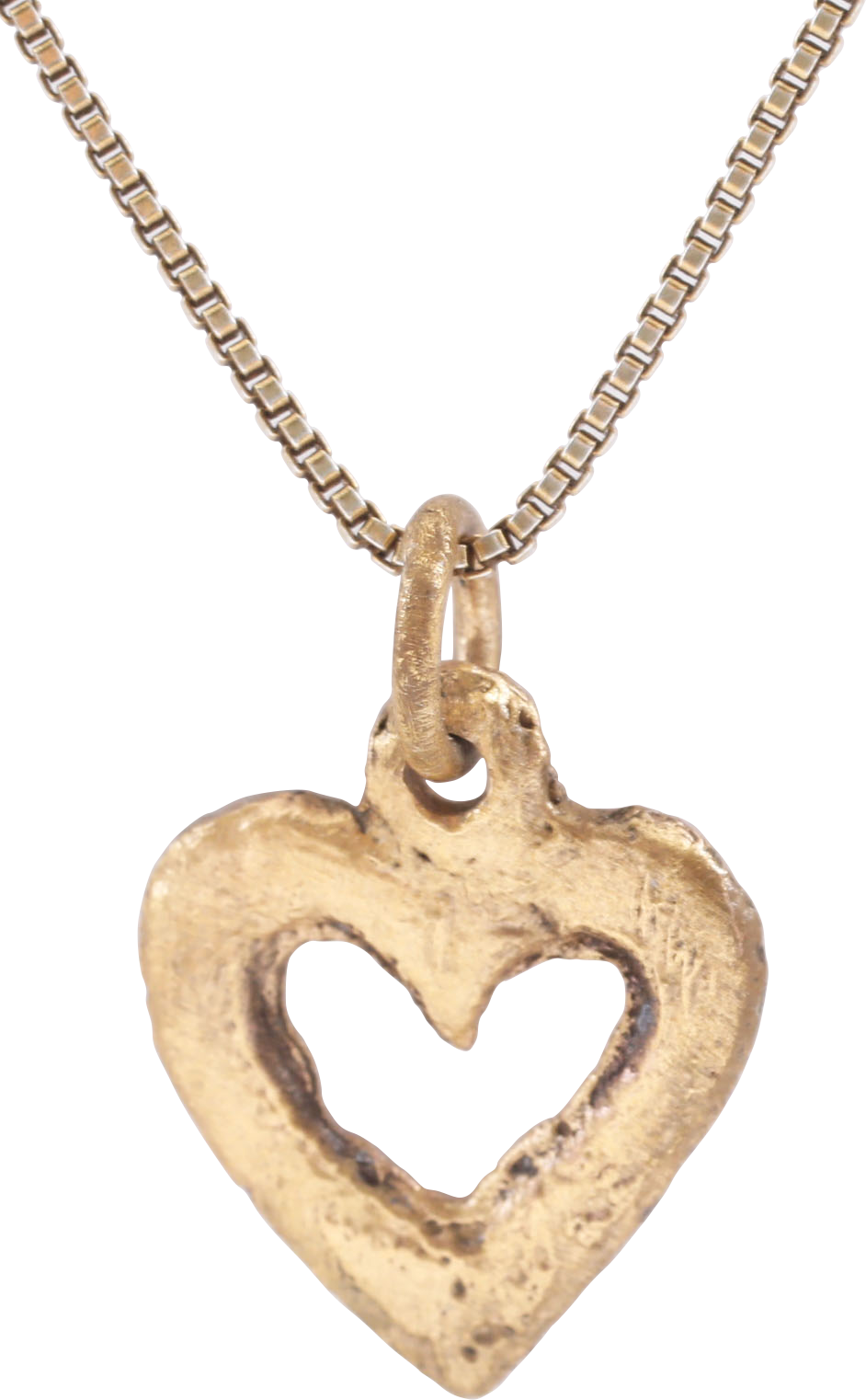 ANCIENT VIKING HEART PENDANT NECKLACE, 866-1067 AD - Picardi Jewelry