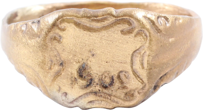 AUSTRO-HUNGARIAN SOLDIER’S RING, 1909, SIZE 9 1/4 - Picardi Jewelry
