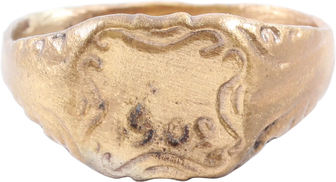 AUSTRO-HUNGARIAN SOLDIER’S RING, 1909, SIZE 9 1/4 - Picardi Jewelry