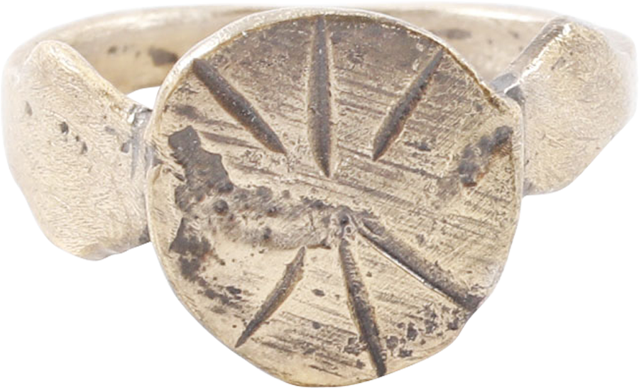 MEDIEVAL EUROPEAN CHRISTIAN RING, SIZE 6 ¼ - Picardi Jewelry