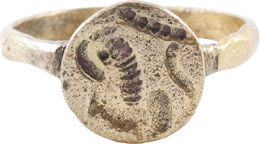FINE ROMAN SIGNET RING 1ST-4TH CENTURY AD, SIZE 10 - Picardi Jewelry