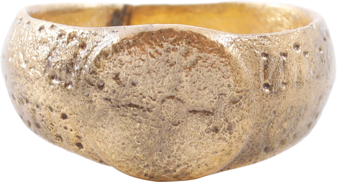 FINE BYZANTINE CHRISTIAN RING C.500-900 AD, SIZE 9 - Picardi Jewelry