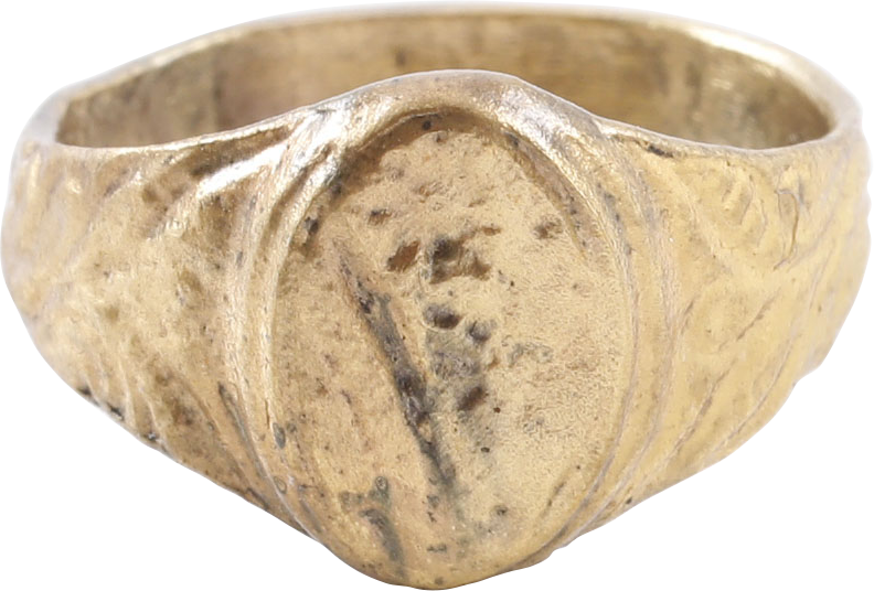LATE MEDIEVAL WOMAN'S FASHION RING, 15TH-16TH CENTURY AD, SIZE 9 - Picardi Jewelry