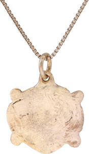 RARE ANCIENT VIKING HEART PENDANT NECKLACE, C.850-1050 AD - Picardi Jewelry