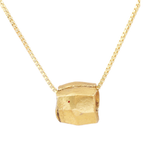 ANCIENT VIKING GILT BEAD NECKLACE 9TH-11TH CENTURY AD - Picardi Jewelry