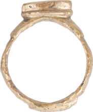 FINE ROMAN/MEDIEVAL EVIL EYE RING, 4TH-8TH CENTURY AD, SIZE 7 ½ - Picardi Jewelry
