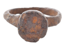 ROMAN IRON SIGNET RING C.500-100 BC, SIZE 7 - Picardi Jewelry