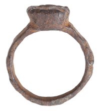 ROMAN IRON SIGNET RING C.500-100 BC, SIZE 7 - Picardi Jewelry