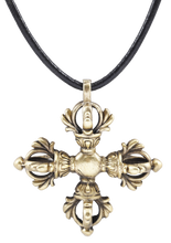 TIBETAN VAJRA NECKLACE 20TH CENTURY - Picardi Jewelry