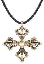 TIBETAN VAJRA NECKLACE 20TH CENTURY - Picardi Jewelry