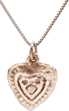 FINE VIKING HEART PENDANT NECKLACE, 11TH CENTURY - Picardi Jewelry