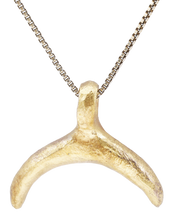 VIKING LUNAR PENDANT NECKLACE, C.900-1000 AD - Picardi Jewelry