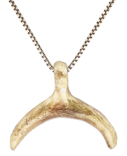 VIKING LUNAR PENDANT NECKLACE, C.900-1000 AD - Picardi Jewelry