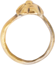 FINE ROMAN PROSTITUTE'S RING, C.100-300 AD, SIZE 4 - Picardi Jewelry