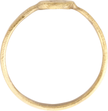 ROMAN CHRISTIAN’S RING 1ST-2ND CENTURY AD, SIZE 7 ¼