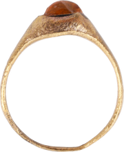 MEDIEVAL EUROPEAN RING, 13TH-14TH CENTURY AD, SIZE 6 1/2