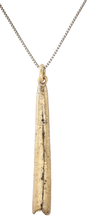 VIKING TUBULAR BEAD/PENDANT NECKLACE C.866-1067 AD - Picardi Jewelry