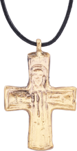 FINE BYZANTINE RELIQUARY CROSS, 5th-8th CENTURY AD - Picardi Jewelry