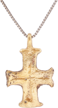 MEDIEVAL EUROPEAN PILGRIM'S RELIQUARY CROSS, 8th-12th CENTURY - Picardi Jewelry