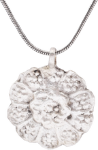 ROMAN WHEEL OF FORTUNE AMULET NECKLACE, 3rd-6th CENTURY AD - Picardi Jewelry