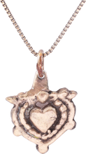 FINE VIKING HEART PENDANT NECKLACE, 900-1000 AD - Fagan Arms