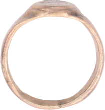 LATE MEDIEVAL WOMAN'S FASHION RING, SIZE 7 ¾ - Fagan Arms
