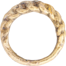 VIKING WARRIOR’S ROPED OR TWIST RING, C.866-1067 AD, SIZE 7 ½ - Fagan Arms