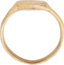 ROMAN SIGNET RING, C.100-450 AD, SIZE 8 - Fagan Arms
