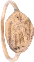 ROMAN LEGIONARIES EAGLE RING C.200-45 AD, SIZE 9 ½