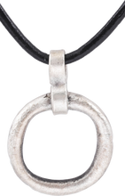 CELTIC FUNERARY PROSPERITY RING NECKLACE, C.400-100 BC - Picardi Jewelry