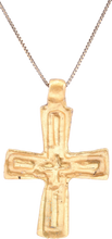 BYZANTINE CROSS PENDANT NECKLACE 6TH-8TH CENTURY AD - Fagan Arms