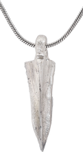 BRONZE ARROWHEAD PENDANT NECKLACE, HELLENISTIC GREEK, 300 - 100 BC