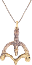 FINE ANCIENT VIKING LUNAR PENDANT NECKLACE 10TH-EARLY 11TH CENTURY - Picardi Jewelry