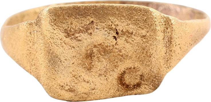 MEDIEVAL EUROPEAN PILGRIM’S RING, SIZE 9 1/4. 5th-7th century AD. (8225243562158)