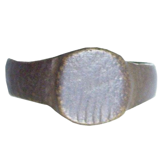 BYZANTINE CHILD'S RING C.600-900 AD SIZE 4 1/4 - Picardi Jewelry