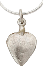 GOOD VIKING HEART PENDANT NECKLACE, 9th-10th CENTURY AD - Picardi Jewelry