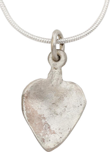 GOOD VIKING HEART PENDANT NECKLACE, 9th-10th CENTURY AD - Picardi Jewelry