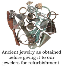 ROMAN KEY RING C.100-300 AD SIZE 6 1/2 - Picardi Jewelry