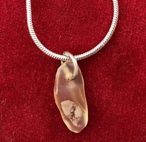 PRECOLUMBIAN STONE PENDANT NECKLACE C.500-1600 AD - Picardi Jewelers