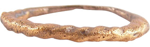 VIKING TWISTED RING 9th-10th CENTURY AD, SIZE 8 1/4 - Picardi Jewelry