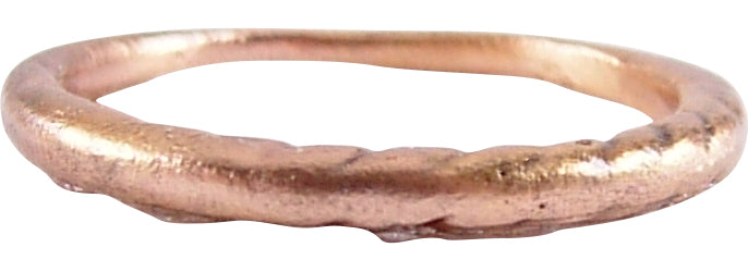 VIKING TWISTED RING, 9TH-10TH CENTURY AD, SIZE 9 - Picardi Jewelry