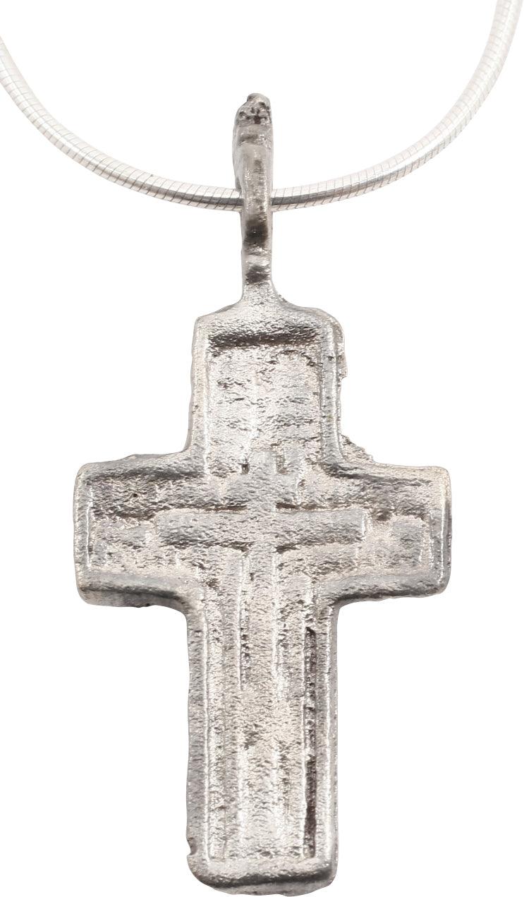 EASTERN EUROPEAN CHRISTIAN CROSS NECKLACE, 17th-18th CENTURY - Picardi Jewelry