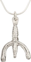 VIKING LUNAR PENDANT NECKLACE C.900-1000 AD JEWELRY - Picardi Jewelry