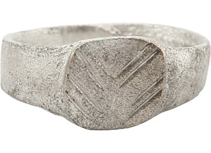 MEDIEVAL SIGNET RING, 8TH-11TH CENTURY SIZE 3