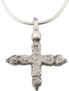 EARLY CHRISTIAN CROSS NECKLACE C.800-1000 AD - Picardi Jewelers